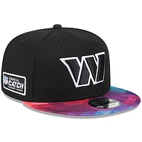 Men's New Era  Black Washington Commanders 2023 NFL Crucial Catch 9FIFTY Snapback Hat