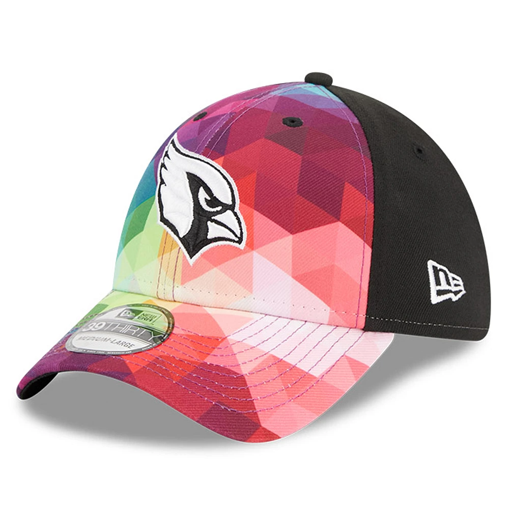 Men's New Era Pink Arizona Cardinals 2023 NFL Crucial Catch 39THIRTY Flex Hat