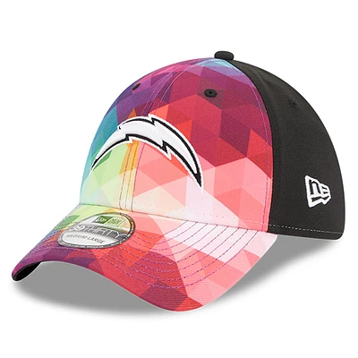 Men's New Era  Pink Los Angeles Chargers 2023 NFL Crucial Catch 39THIRTY Flex Hat