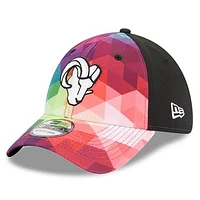Men's New Era  Pink Los Angeles Rams 2023 NFL Crucial Catch 39THIRTY Flex Hat