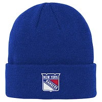 Youth New York Rangers Blue Essential Cuffed Knit Hat