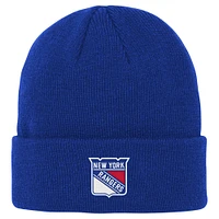 Youth New York Rangers Blue Essential Cuffed Knit Hat