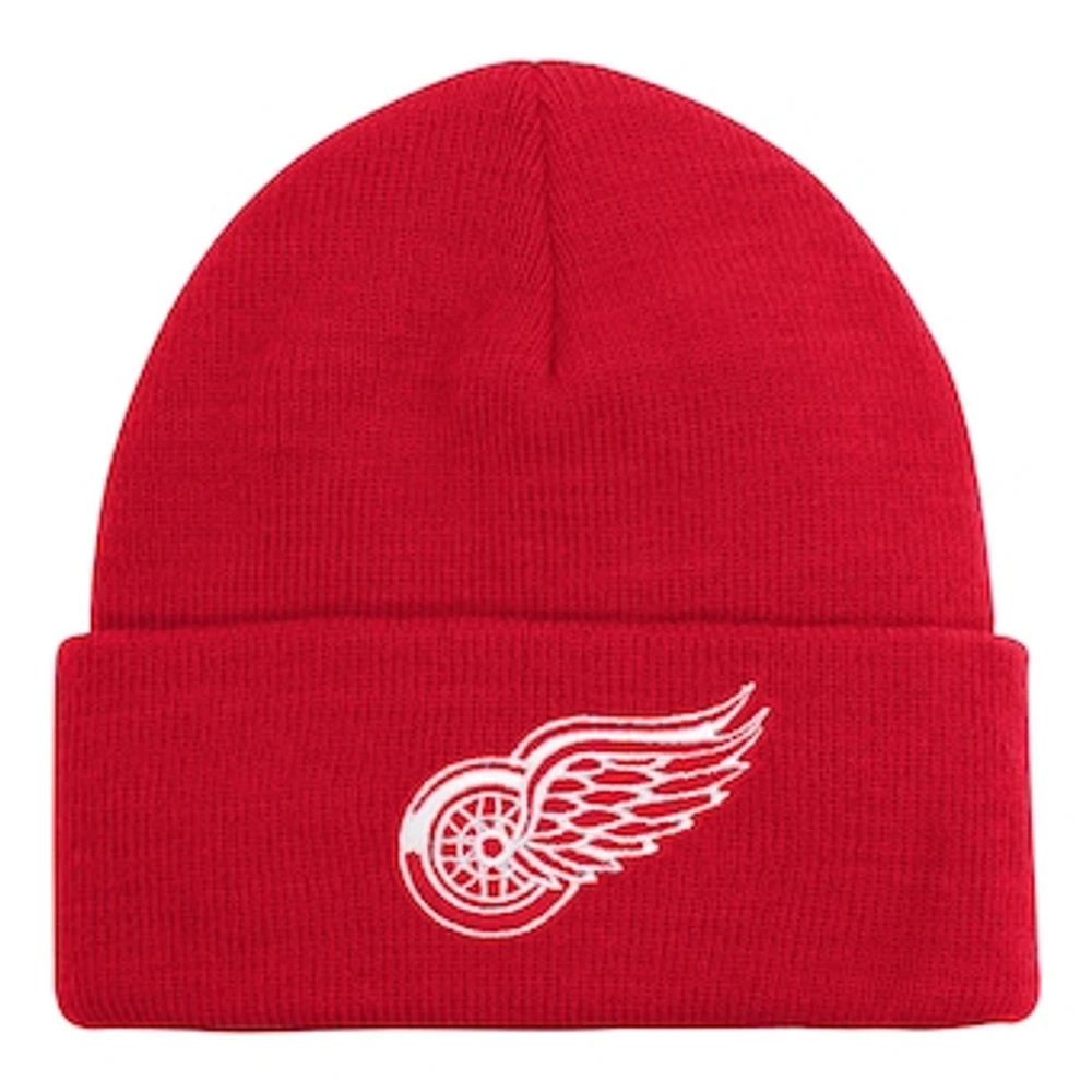 Youth Detroit Red Wings Red Essential Cuffed Knit Hat