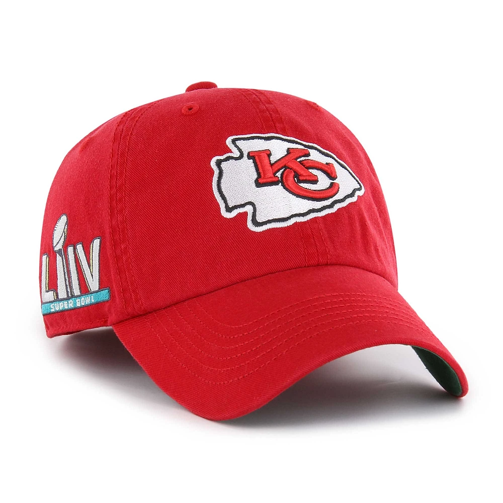 Men's '47 Red Kansas City Chiefs Sure Shot Franchise Fitted Hat