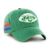 Men's '47 Kelly Green New York Jets Sure Shot Franchise Fitted Hat