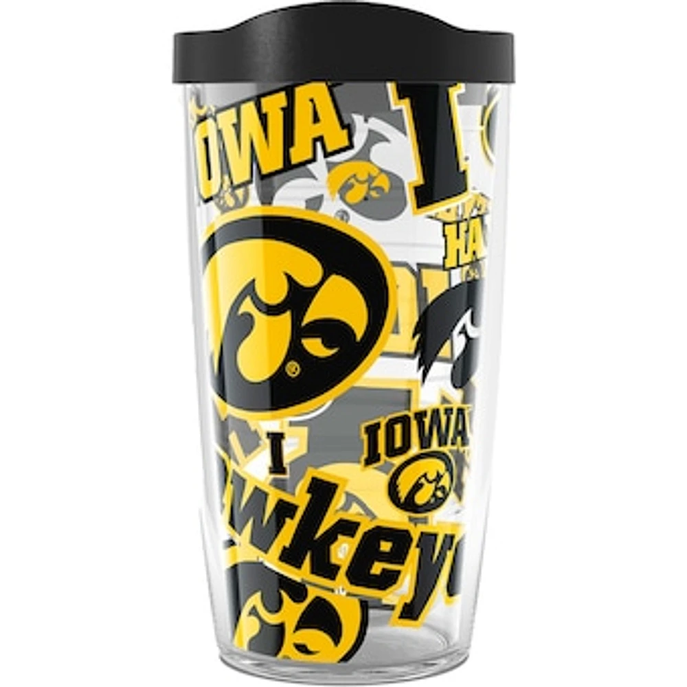 Tervis Iowa Hawkeyes 16oz. Allover Classic Tumbler