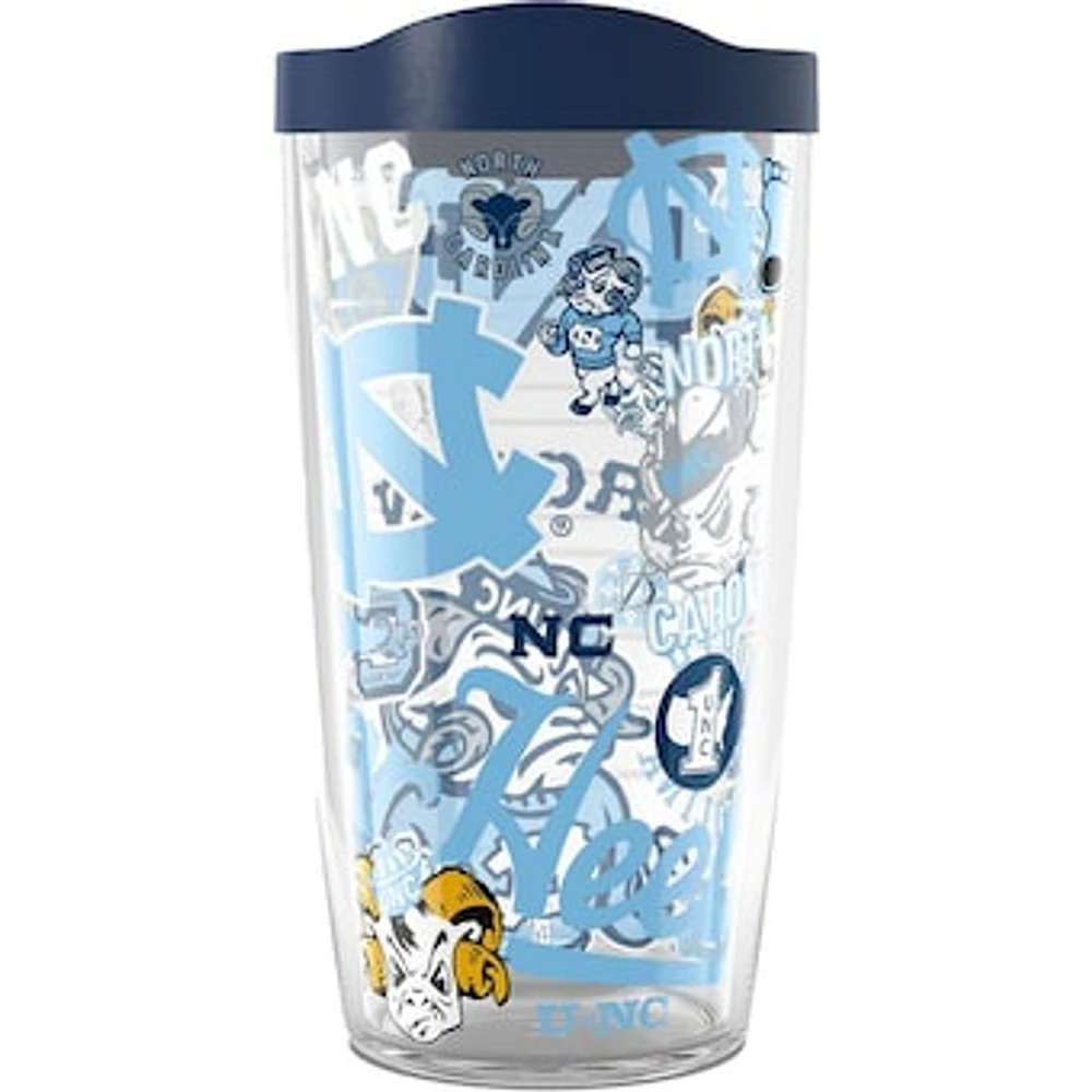 Tervis North Carolina Tar Heels 16oz. Allover Classic Tumbler