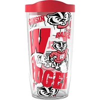 Tervis Wisconsin Badgers 16oz. Allover Classic Tumbler