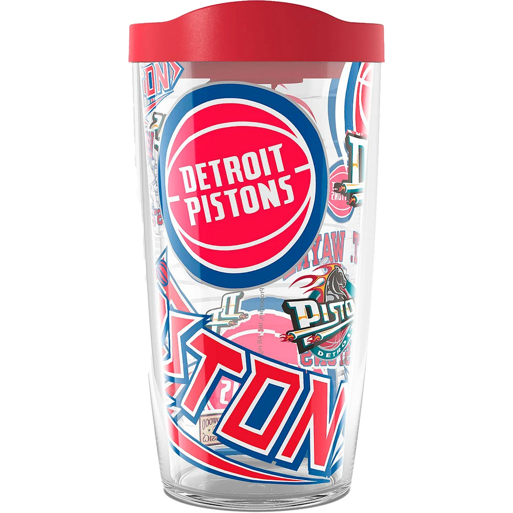 Tervis Detroit Pistons 16oz. Allover Classic Tumbler