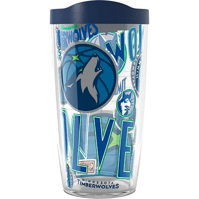 Tervis Minnesota Timberwolves 16oz. Allover Classic Tumbler