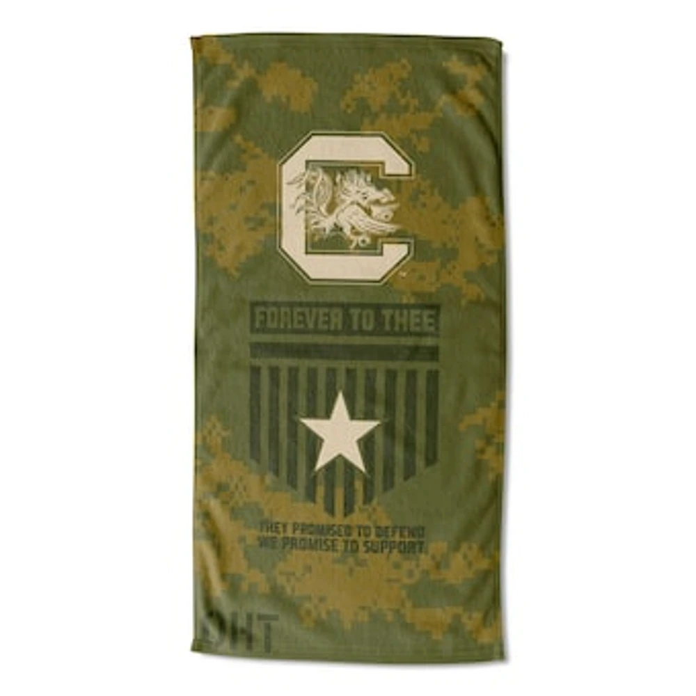 The Northwest Group South Carolina Gamecocks 30" x 60" OHT Military Appreciation Proud Beach Towel