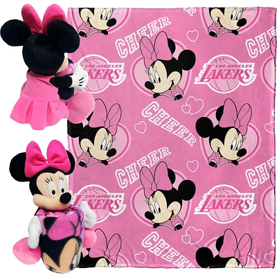 Northwest x Disney Los Angeles Lakers Minnie Hugger Pillow & Silk Touch Throw Set