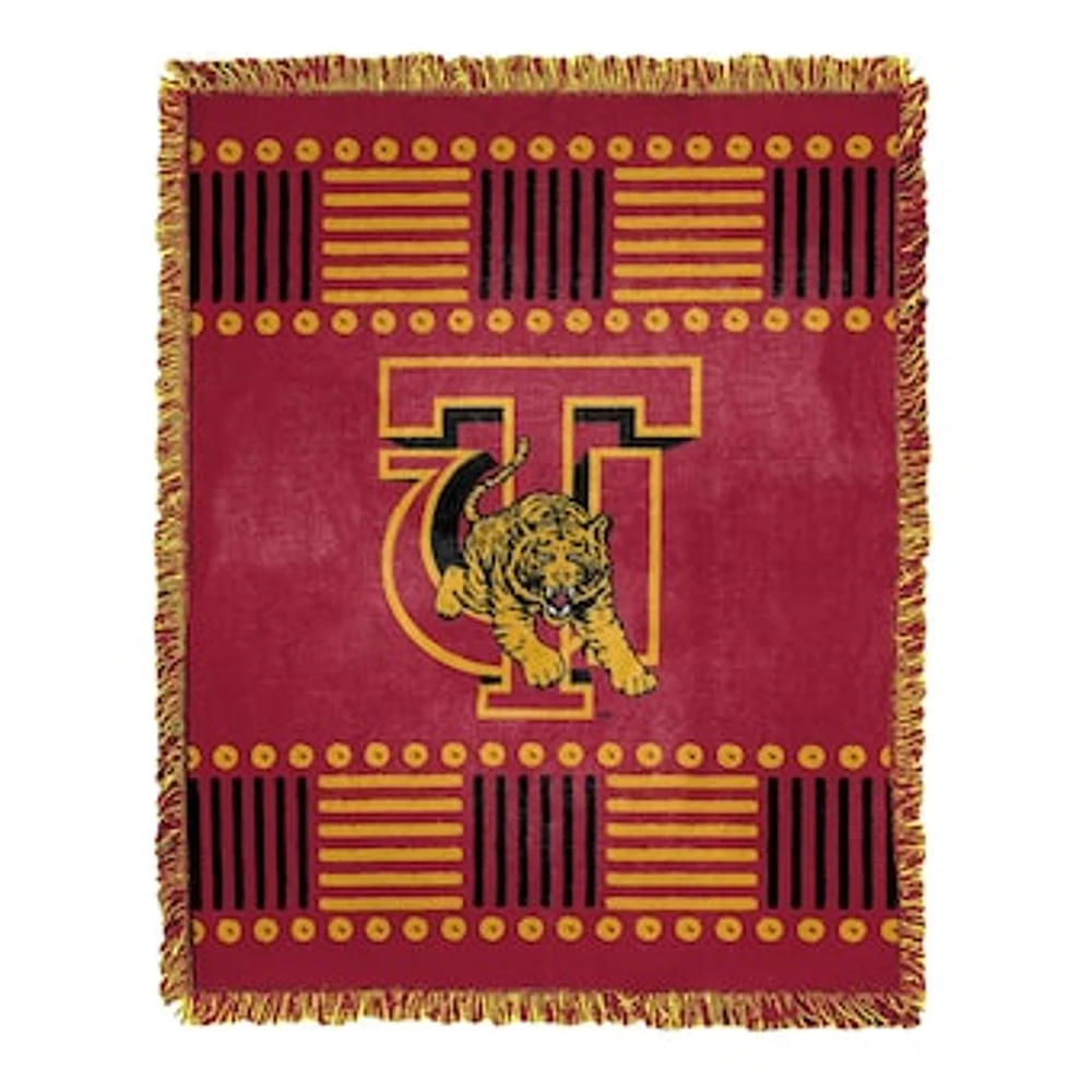 The Northwest Group Tuskegee Golden Tigers Homage Jacquard Throw Blanket