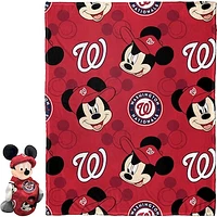 Northwest x Disney Washington Nationals Mickey Hugger Pillow & Silk Touch Throw Set
