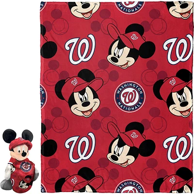 Northwest x Disney Washington Nationals Mickey Hugger Pillow & Silk Touch Throw Set
