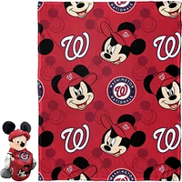 Northwest x Disney Washington Nationals Mickey Hugger Pillow & Silk Touch Throw Set