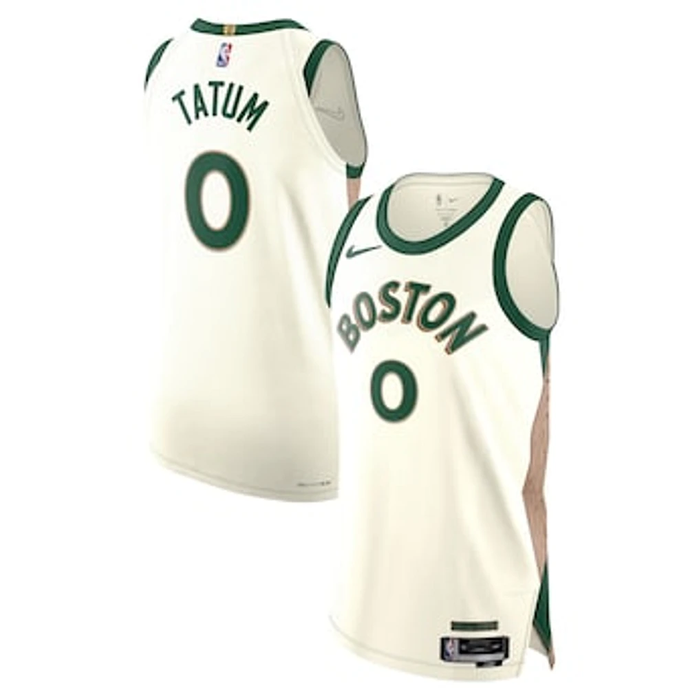 Men's Nike Jayson Tatum White Boston Celtics  Authentic Jersey - City Edition