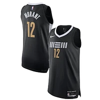 Men's Nike Ja Morant Black Memphis Grizzlies  Authentic Jersey - City Edition