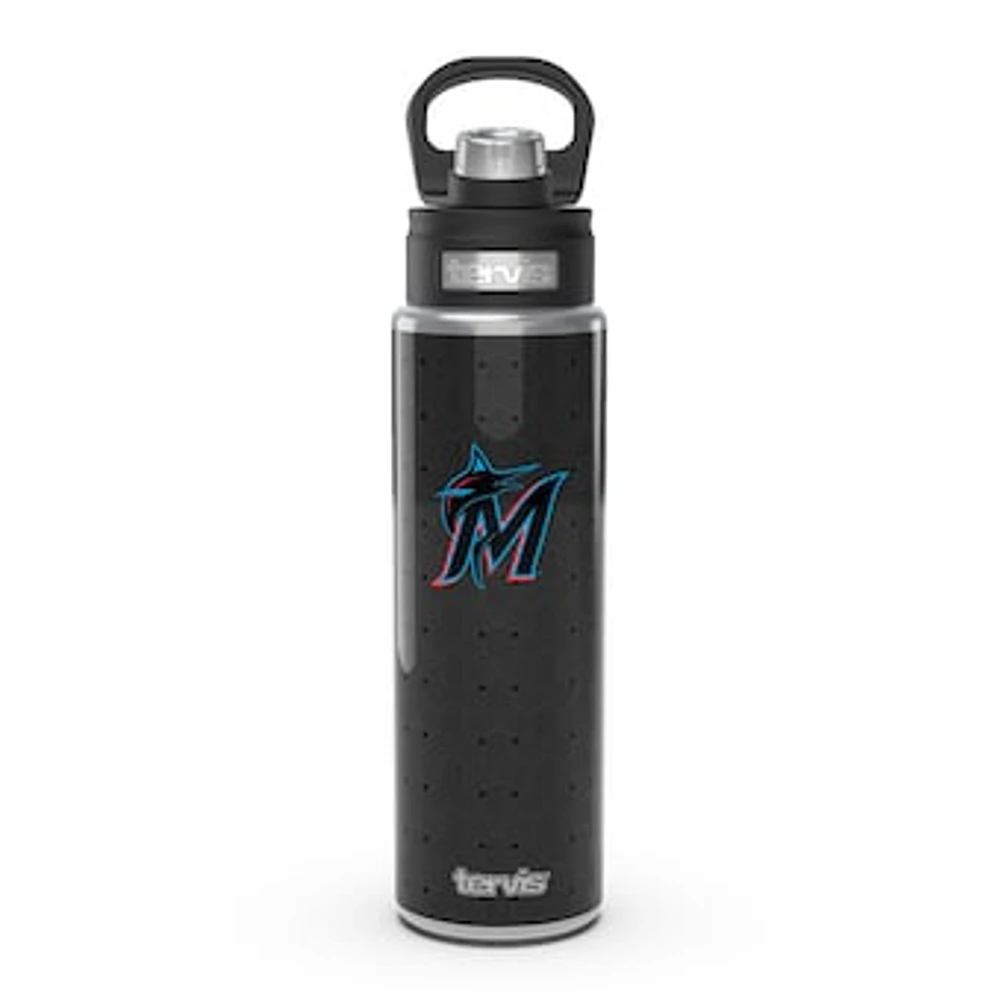 Tervis Miami Marlins 24oz. Weave Stainless Steel Wide Mouth Bottle