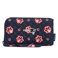 Vera Bradley New England Patriots RFID Front-Zip Wristlet