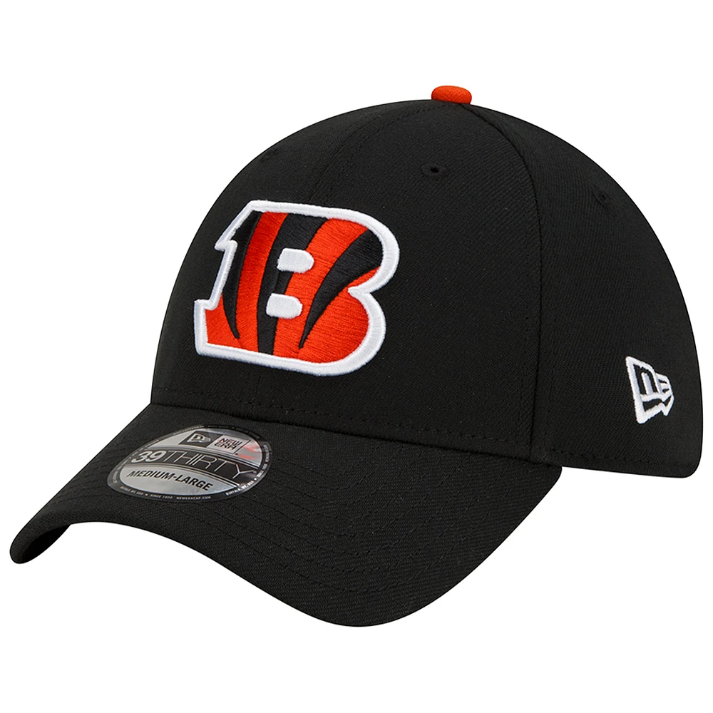 Men's New Era Black Cincinnati Bengals Classic 39THIRTY Flex Hat