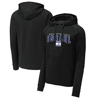 Men's LEGENDS  Black Israel Baseball 2023 World Baseball Classic Country Pride Pullover Hoodie