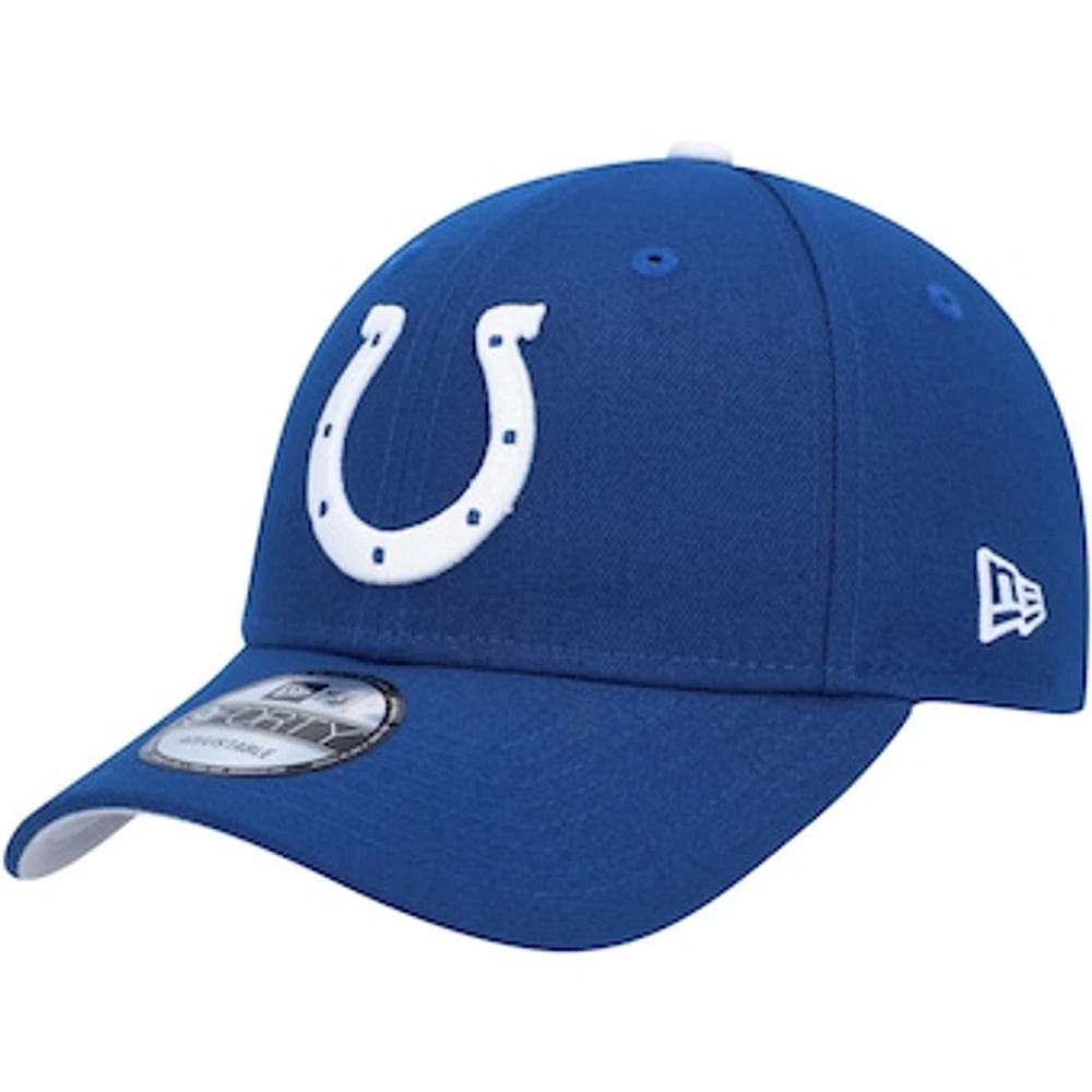 Men's New Era Royal Indianapolis Colts League 9FORTY Adjustable Hat