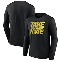 Men's Black Utah Jazz Team Pride Long Sleeve T-Shirt