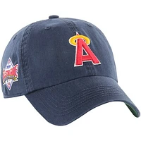 Men's '47 Navy Los Angeles Angels Sure Shot Classic Franchise Fitted Hat