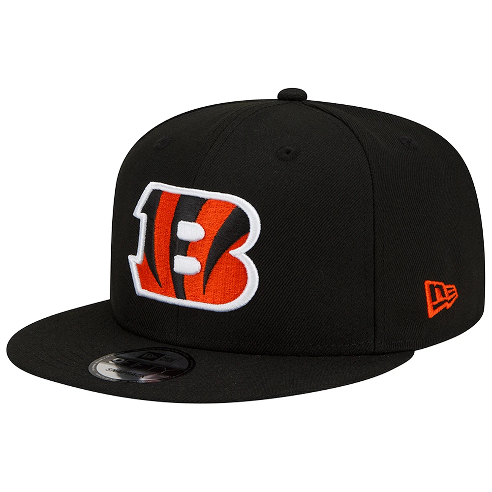 Men's New Era Black Cincinnati Bengals 9FIFTY Snapback Hat