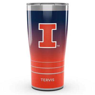 Tervis Illinois Fighting Illini 20oz. Ombre Stainless Steel Tumbler