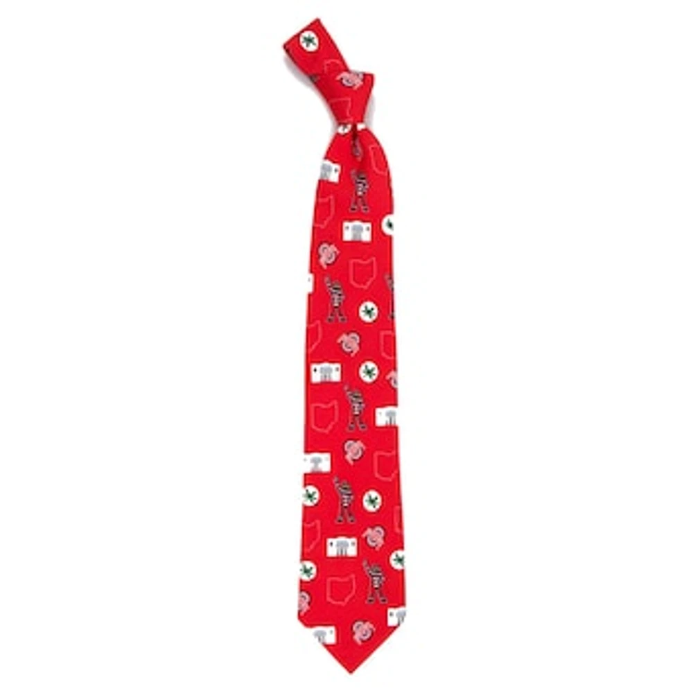 Ohio State Buckeyes Hometown Silk Tie