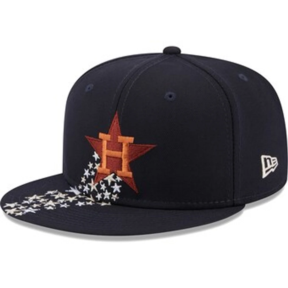 Men's New Era Navy Houston Astros  Meteor 59FIFTY Fitted Hat