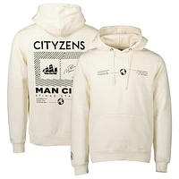 Men's Cream Manchester City Fashion Pullover Hoodie