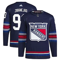 Men's adidas Mika Zibanejad Navy New York Rangers Alternate Primegreen Authentic Jersey