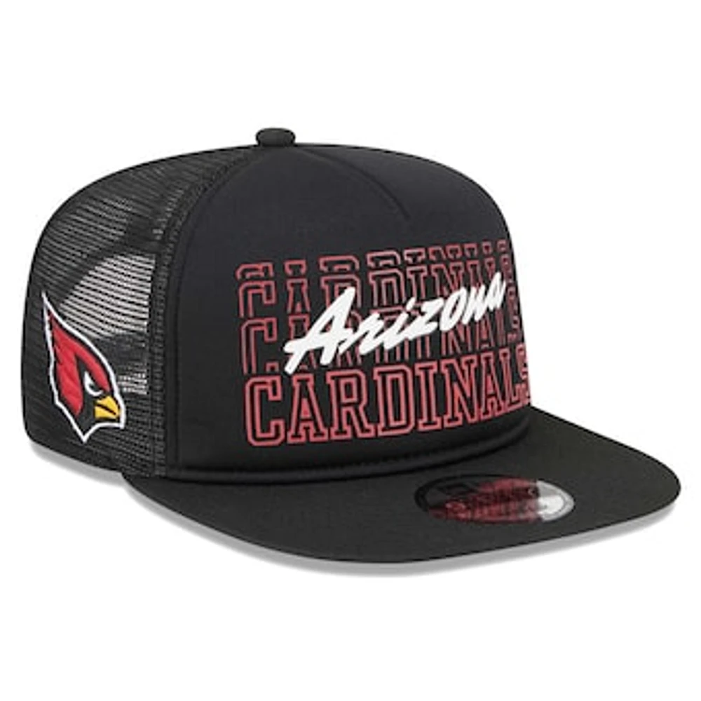 Men's New Era Black Arizona Cardinals  Instant Replay 9FIFTY Snapback Hat