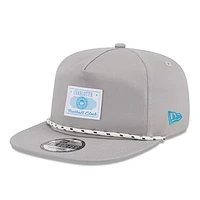 Men's New Era  Gray Charlotte FC Established Patch 9FORTY A-Frame Trucker Adjustable Hat