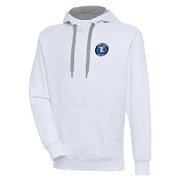 Men's Antigua  White Texas Legends Victory Pullover Hoodie