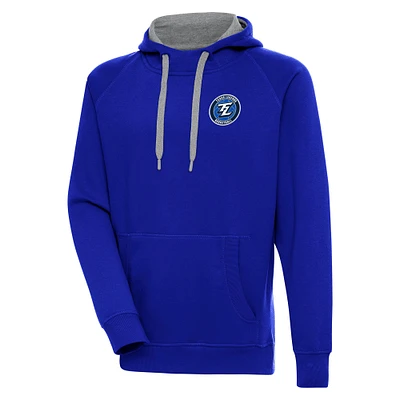 Men's Antigua  Royal Texas Legends Victory Pullover Hoodie