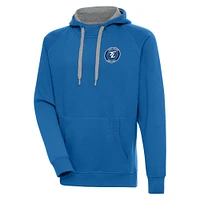 Men's Antigua  Blue Texas Legends Victory Pullover Hoodie