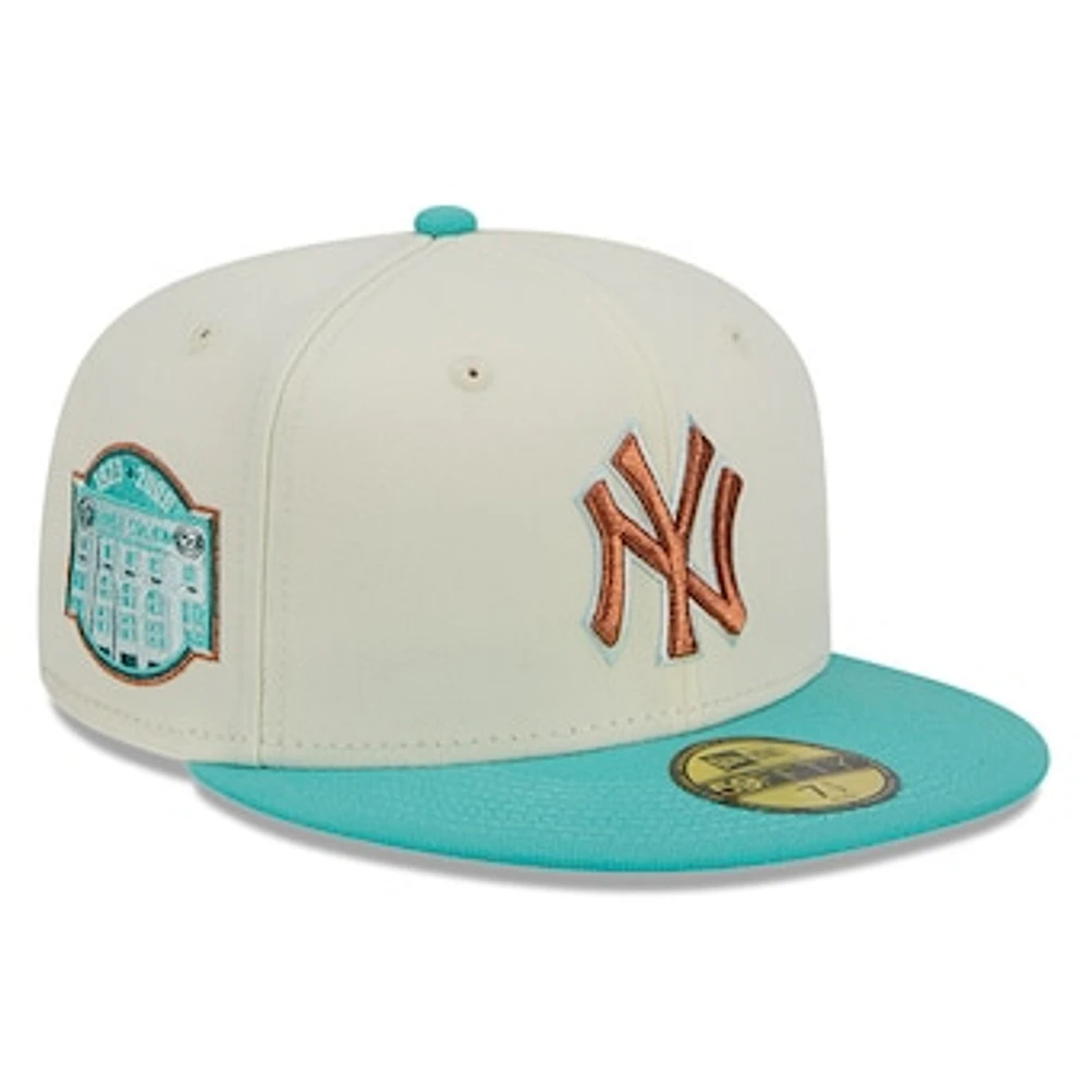 Men's New Era White York Yankees City Icon 59FIFTY Fitted Hat