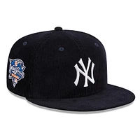 Men's New Era Navy York Yankees Throwback Corduroy 59FIFTY Fitted Hat