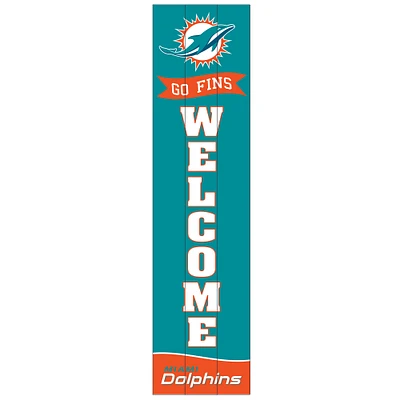 Miami Dolphins 47" Leaner Fan Sign