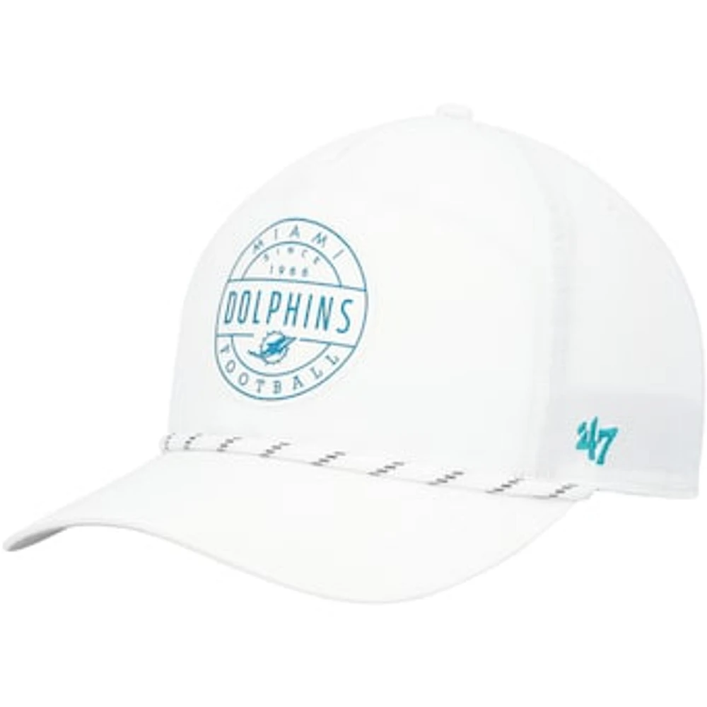 Men's '47 White Miami Dolphins Surburbia Hitch brrr° Adjustable Hat