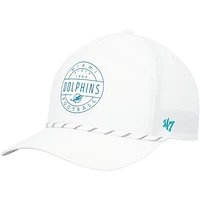 Men's '47 White Miami Dolphins Surburbia Hitch brrr° Adjustable Hat