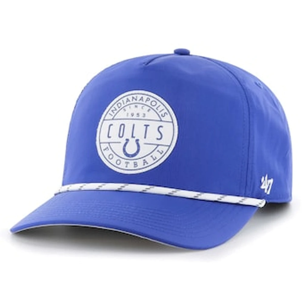 Men's '47 Royal Indianapolis Colts Suburbia Hitch Adjustable Hat