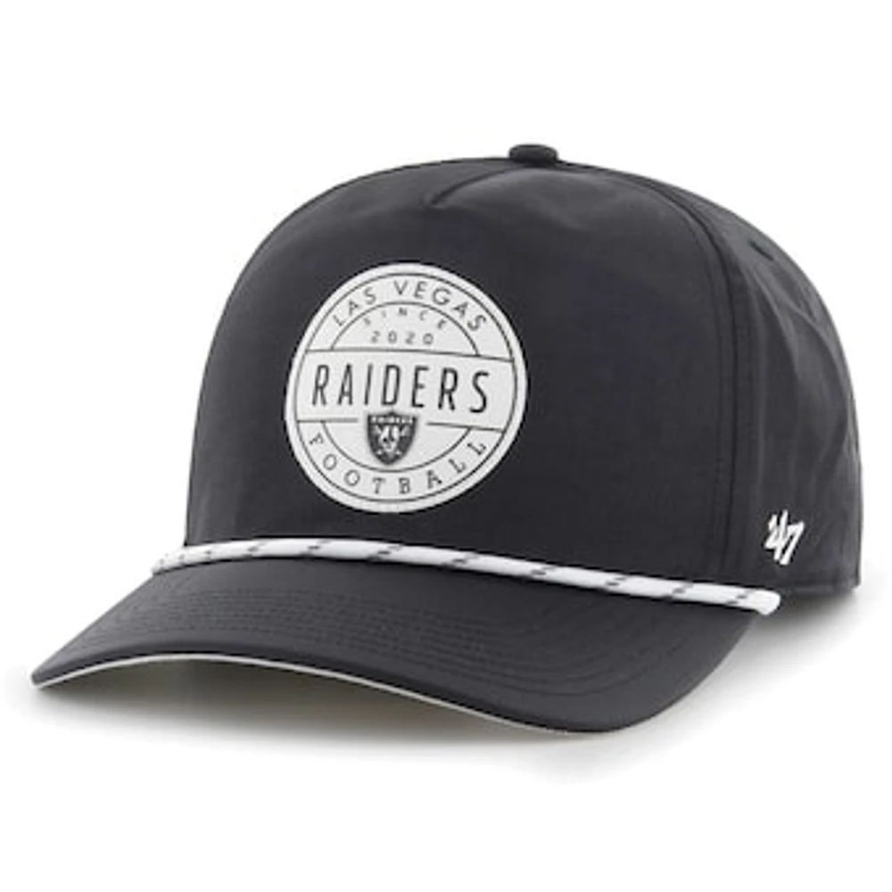 Men's '47 Black Las Vegas Raiders Suburbia Hitch Adjustable Hat