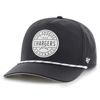 Men's '47 Black Los Angeles Chargers Suburbia Hitch Adjustable Hat