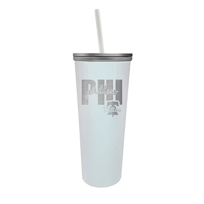 Philadelphia Phillies 24oz. Opal Skinny Tumbler