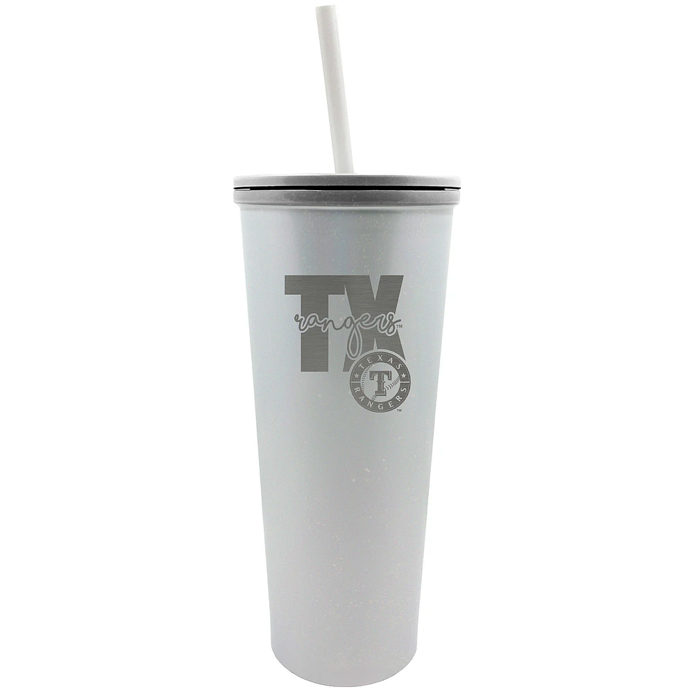 Texas Rangers 24oz. Opal Skinny Tumbler
